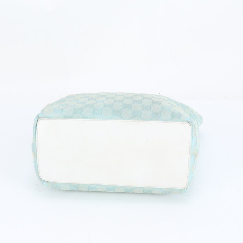 Gucci GG Canvas Leather Tote Bag Shoulder Hand 002-1098 Gold Hardware A4 Ladies