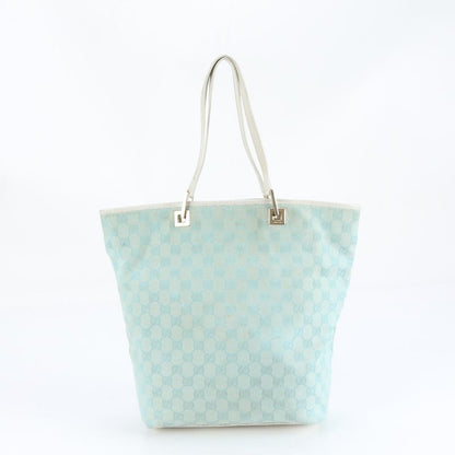 Gucci GG Canvas Leather Tote Bag Shoulder Hand 002-1098 Gold Hardware A4 Ladies