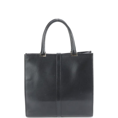 Gucci Jackie Leather Tote Bag Hand 002 1064 Black Silver Hardware A4 Women's