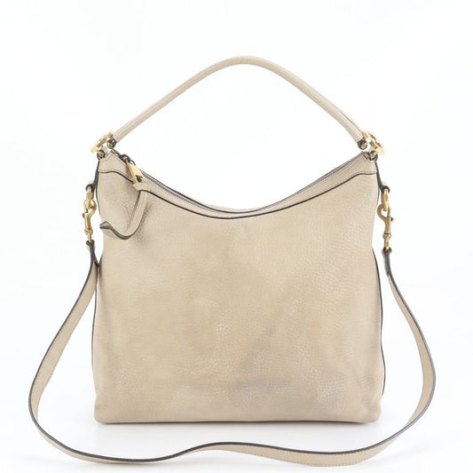Gucci Miss GG Leather 2WAY Shoulder Bag Shoulder One Shoulder 326514 Beige Tote