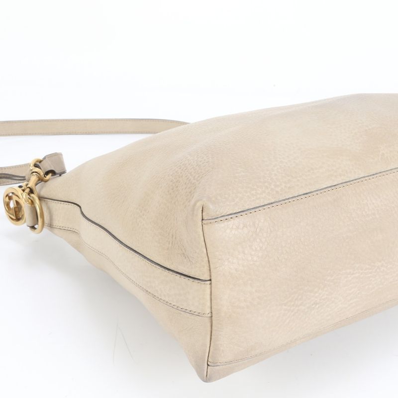Gucci Miss GG Leather 2WAY Shoulder Bag Shoulder One Shoulder 326514 Beige Tote