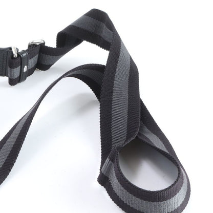 Gucci GG Nylon Leather Shoulder Bag Crossbody Messenger With Control Card