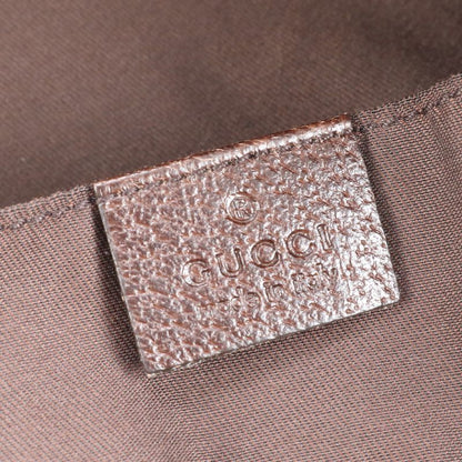 Gucci GG Canvas Leather Tote Bag Shoulder 189669 Brown A4 Men's EUE Db31-3