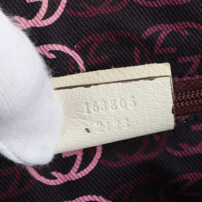 Gucci Sherry Ribbon Princy Leather Tote Bag Shoulder 163805 Hand A4 Ladies EUE