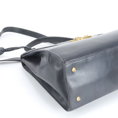 Gucci Lady Lock Leather 2WAY Shoulder Bag Crossbody Top Handle 000 256 Hand