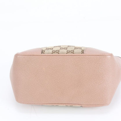 Gucci GG Canvas Bree Small Top Handle Bag 353121 Leather Hand Tote Women's EUE