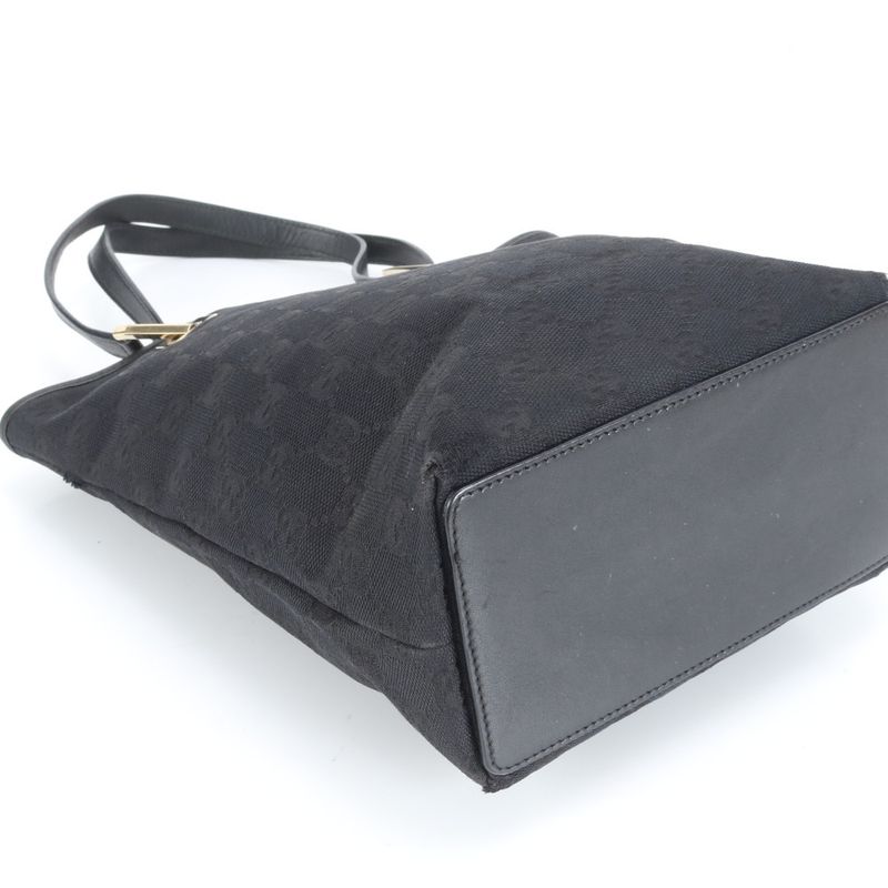 Gucci GG Canvas Leather Tote Bag Shoulder 002 1099 Hand Gold Hardware Women's