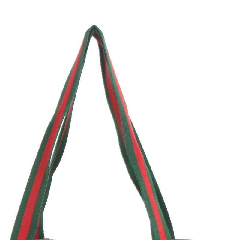 Vintage Old Gucci GG Supreme Sherry Leather Tote Bag Shoulder 39 02 A4 Women's