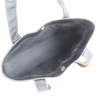 Gucci 002 1135 Leather Tote Bag Shoulder Hand Black Women's RCE Db46-5