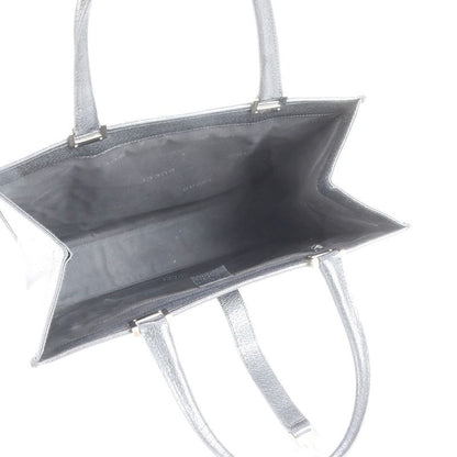 Gucci Jackie Leather Tote Bag 002 1064 Hand Black Silver Hardware A4 Women's