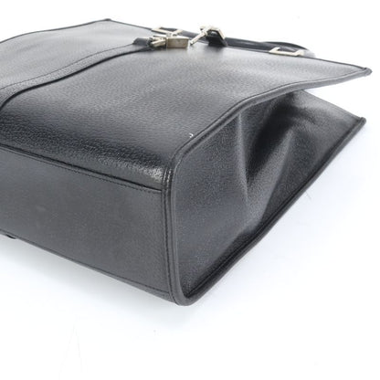 Gucci Jackie Leather Tote Bag 002 1064 Hand Black Silver Hardware A4 Women's