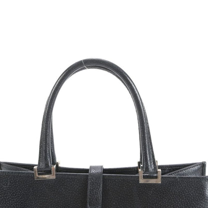 Gucci Jackie Leather Tote Bag 002 1064 Hand Black Silver Hardware A4 Women's