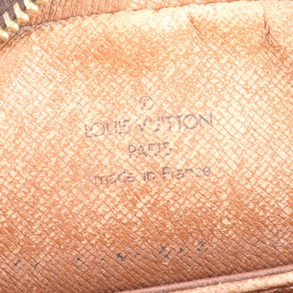 No Solid Louis Vuitton Monogram Compiegne 23 M51847 Leather Second Bag Clutch