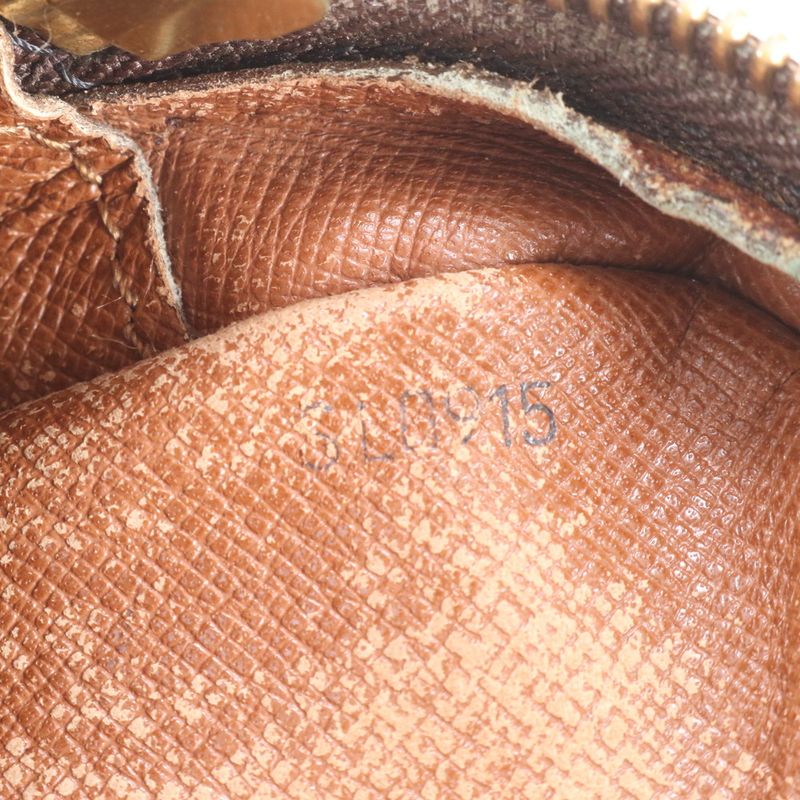 No Solid Louis Vuitton Monogram Compiegne 23 M51847 Leather Second Bag Clutch