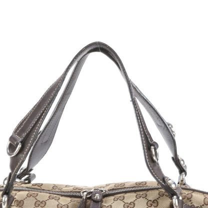 Gucci GG Canvas Leather 2WAY Shoulder Bag Crossbody Hand Tote 232949 A4 Women