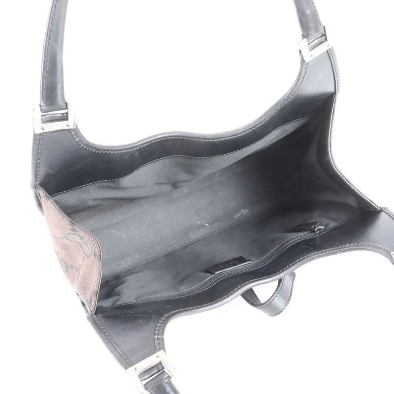 Gucci Jumbo GG Canvas Jackie 002 1068 Leather Shoulder Bag Shoulder Tote Hand