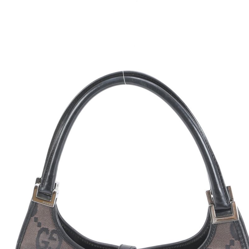Gucci Jumbo GG Canvas Jackie 002 1068 Leather Shoulder Bag Shoulder Tote Hand