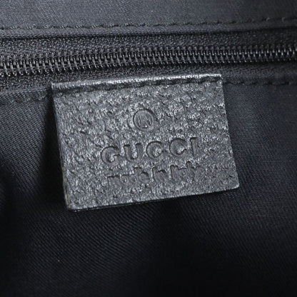 Gucci GG Canvas Abby 130739 Leather Tote Bag Shoulder Black Genuine Leather