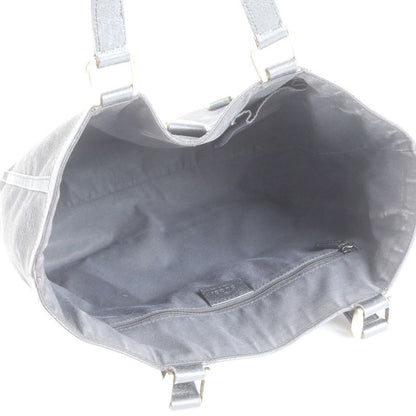 Gucci GG Canvas Abby 130739 Leather Tote Bag Shoulder Black Genuine Leather