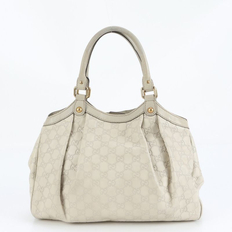 Guccissima Sookie Leather Tote Bag Shoulder 211944 Hand Gold Hardware Women's