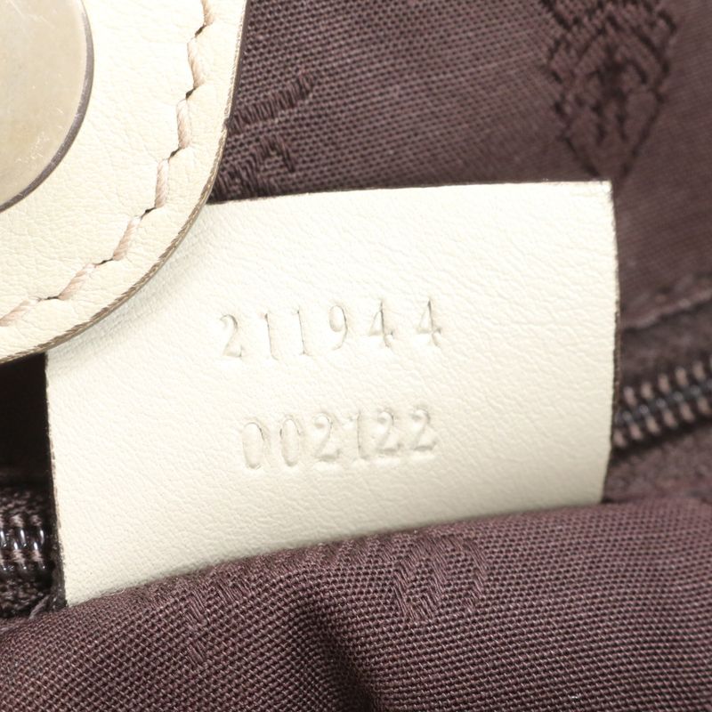 Guccissima Sookie Leather Tote Bag Shoulder 211944 Hand Gold Hardware Women's