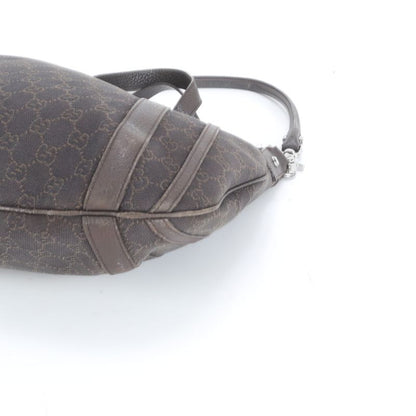 Gucci GG Canvas Abby 268641 Leather 2WAY Shoulder Bag Shoulder Tote Brown A4