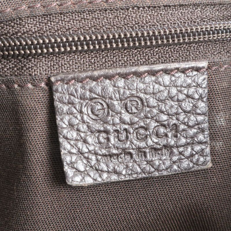 Gucci GG Canvas Abby 268641 Leather 2WAY Shoulder Bag Shoulder Tote Brown A4