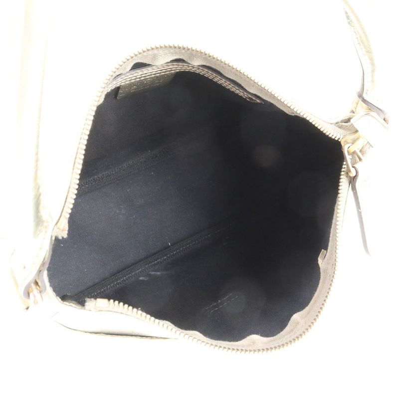 Gucci GG Supreme Leather Shoulder Bag 190258 Hand Tote Gold Hardware Women's