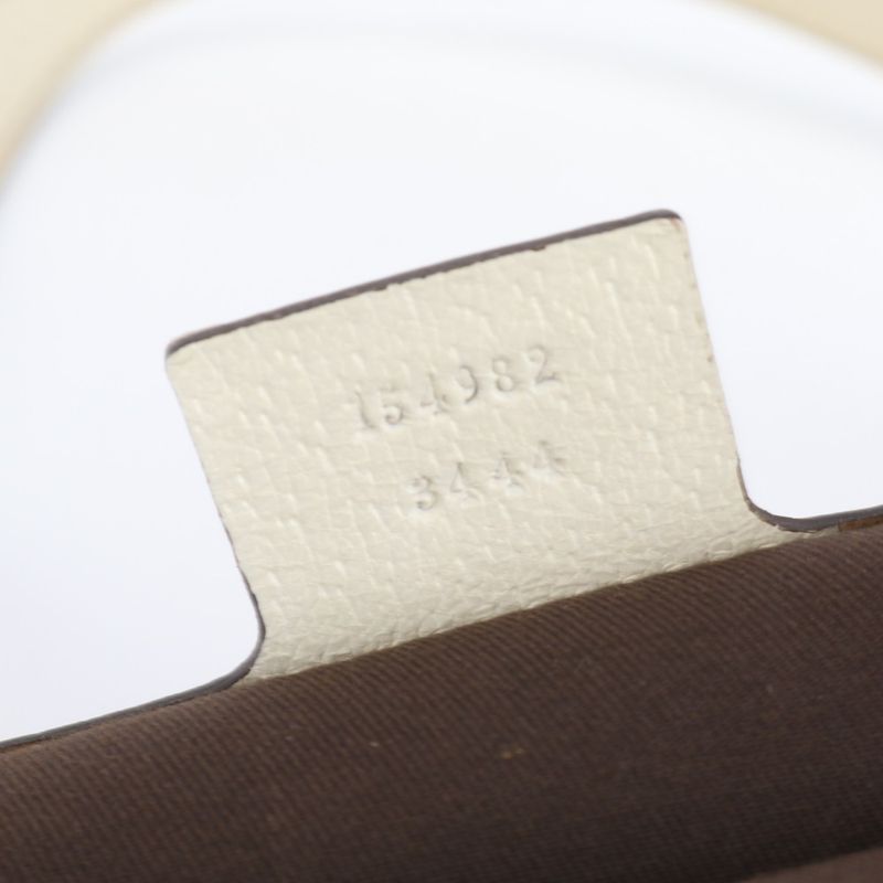 Gucci GG Canvas Leather Tote Bag Shoulder Hand 154982 Gold Hardware Women's ECE