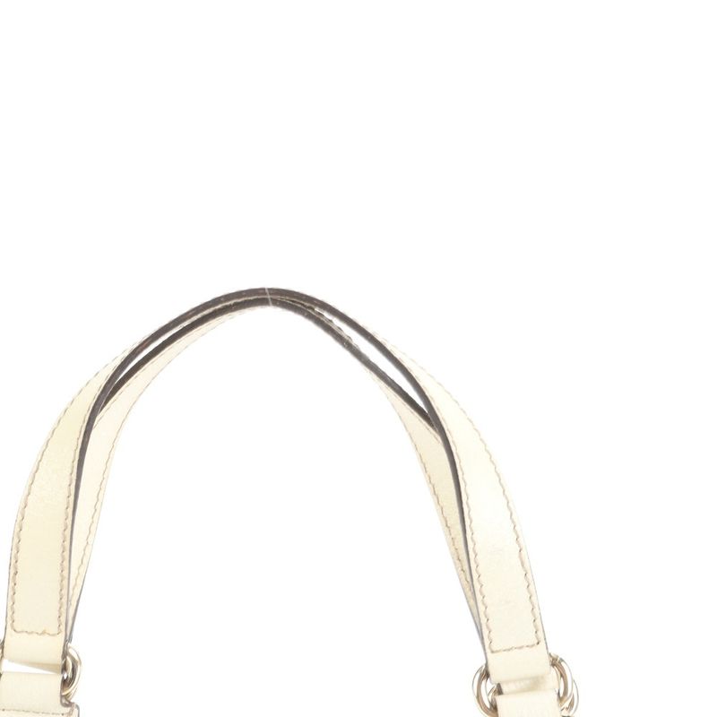 Gucci GG Canvas Leather Tote Bag Shoulder Hand 154982 Gold Hardware Women's ECE