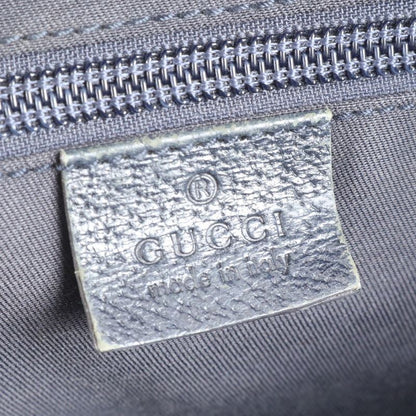 Gucci GG Canvas Leather Tote Bag Hand 131228 Navy Blue Women's EUE Db38-6