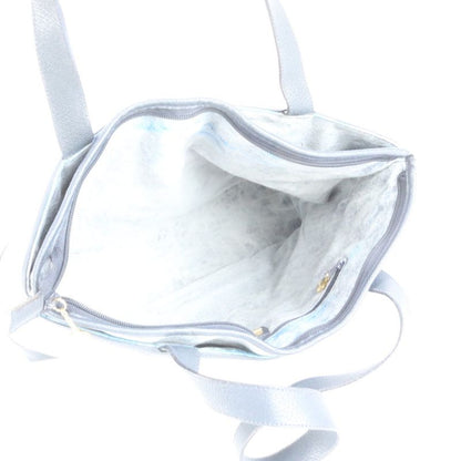 Vintage Old Gucci Micro GG Leather Tote Bag Shoulder Hand Navy A4 Women's ECE