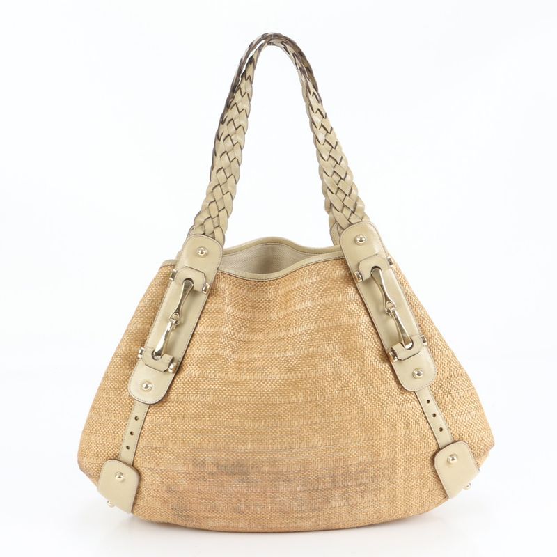 Gucci Horsebit Leather Tote Bag Shoulder 137621 Hand Women's ECE Db36-1