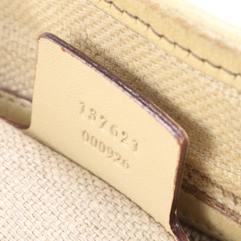 Gucci Horsebit Leather Tote Bag Shoulder 137621 Hand Women's ECE Db36-1