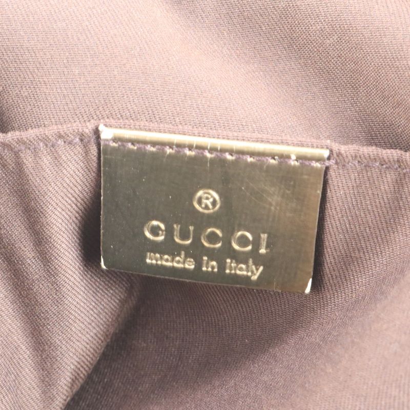 Gucci GG Canvas Leather Tote Bag Shoulder 189669 Hand A4 Beige Women's ECE