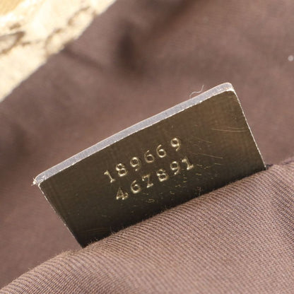 Gucci GG Canvas Leather Tote Bag Shoulder 189669 Hand A4 Beige Women's ECE