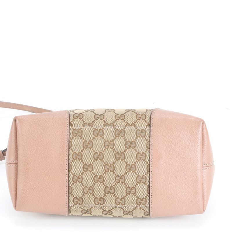 Gucci GG Canvas Bree 353120 Leather 2WAY Shoulder Bag Crossbody Tote Women's