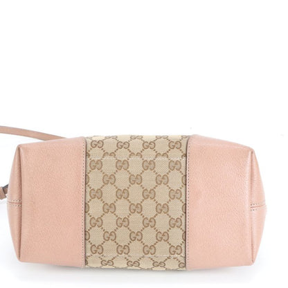 Gucci GG Canvas Bree 353120 Leather 2WAY Shoulder Bag Crossbody Tote Women's
