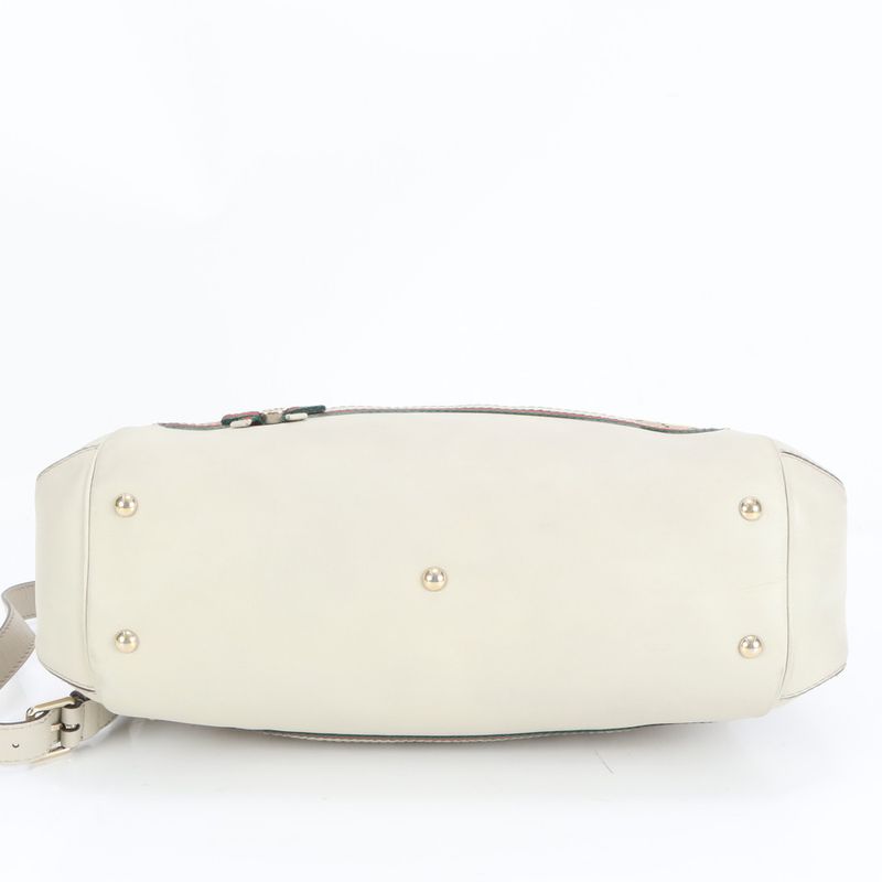 Gucci GG Canvas Mayfair Leather 2WAY Shoulder Bag Crossbody Tote 257349 A4