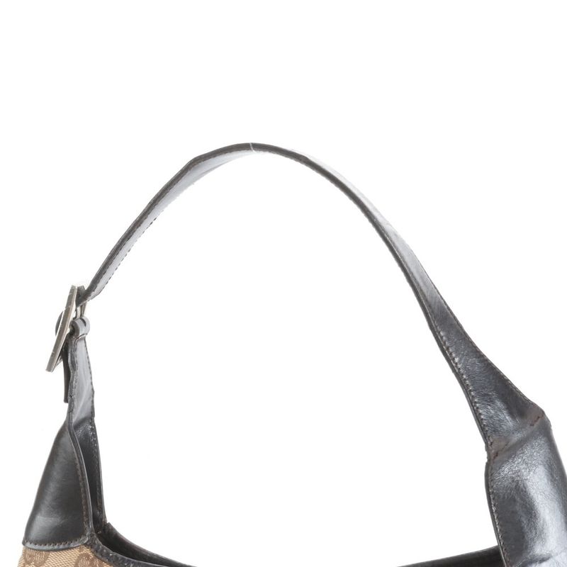 Gucci GG Canvas Sherry Jackie Leather Shoulder Bag Shoulder One Shoulder 001