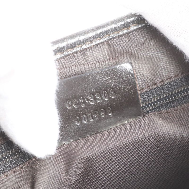 Gucci GG Canvas Sherry Jackie Leather Shoulder Bag Shoulder One Shoulder 001