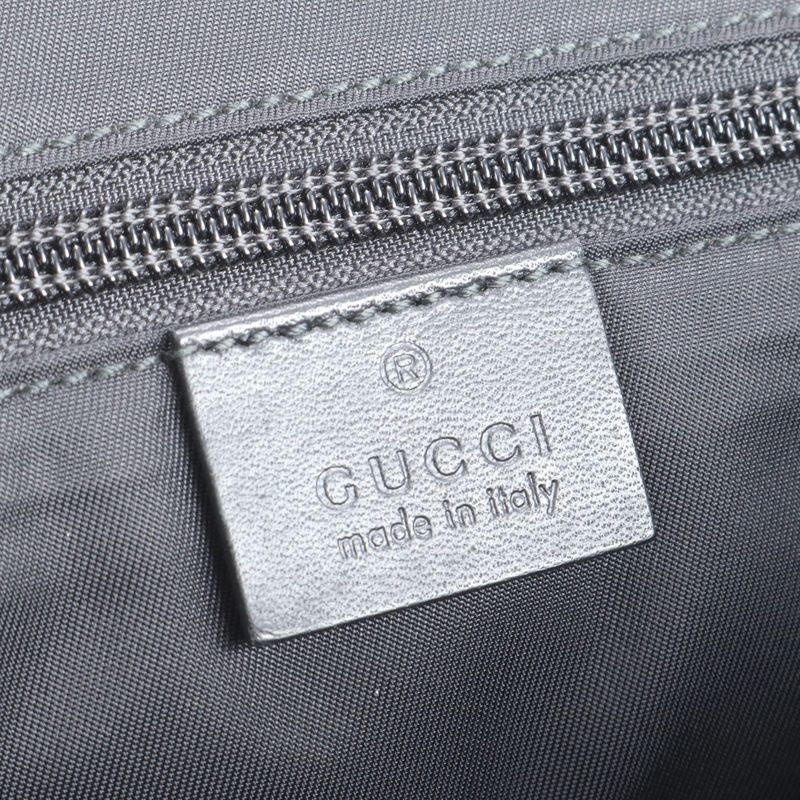 Gucci GG Supreme Leather Shoulder Bag Crossbody Messenger 322068 Black A4 Men's