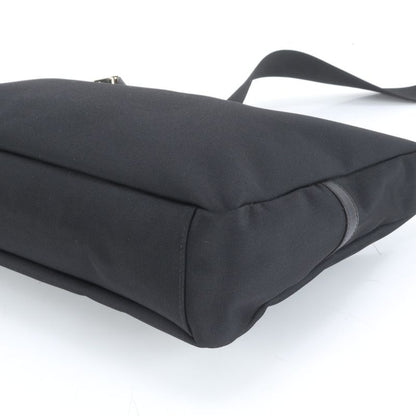 Gucci Leather Shoulder Bag Crossbody Messenger 019 0432 Black Gents Men's ECE