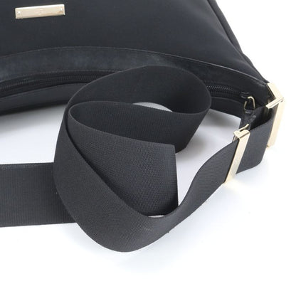 Gucci Leather Shoulder Bag Crossbody Messenger 019 0432 Black Gents Men's ECE