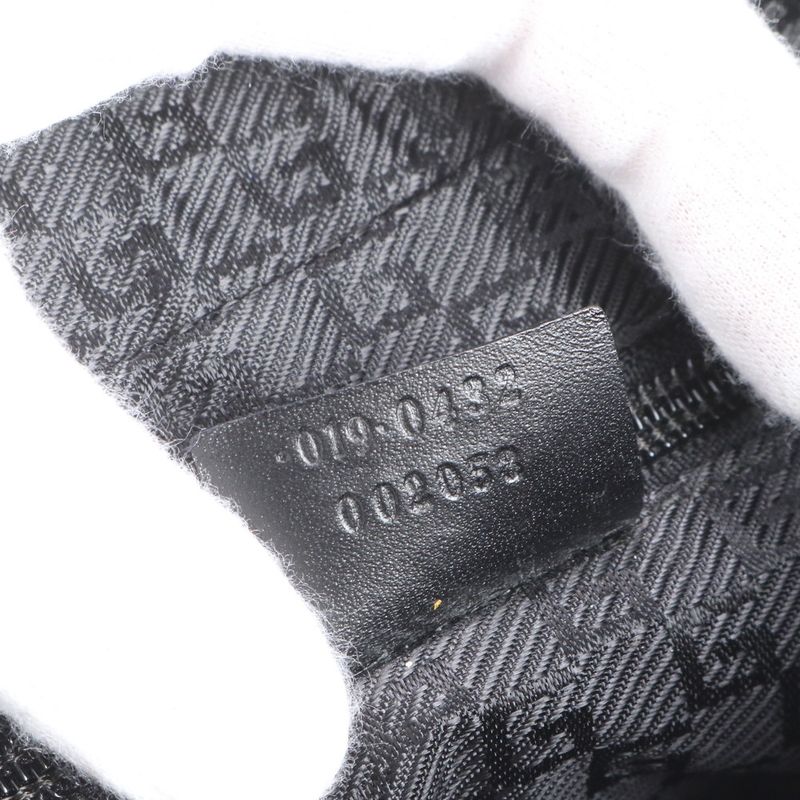 Gucci Leather Shoulder Bag Crossbody Messenger 019 0432 Black Gents Men's ECE