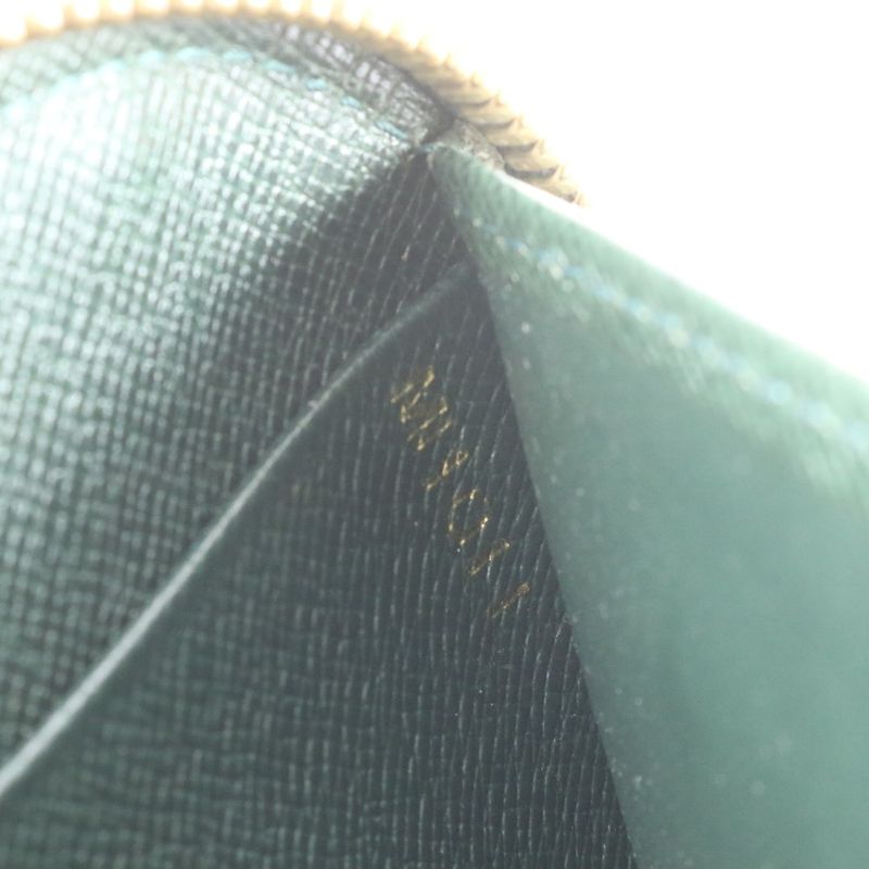 No Sticky Louis Vuitton Taiga Organizer Atholl M30654 Leather Long Wallet Men's