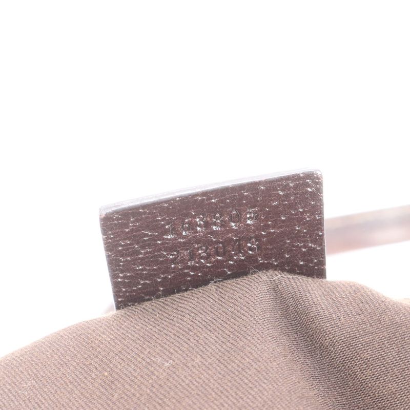 Gucci GG Canvas Princy Leather Tote Bag Shoulder 163805 Brown Women's ECE Db43-6