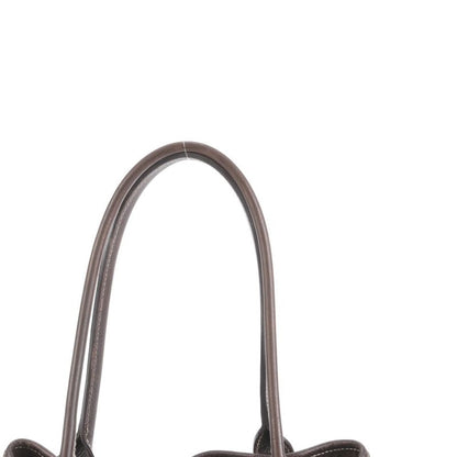 Gucci GG Canvas Princy Leather Tote Bag Shoulder 163805 Brown Women's ECE Db43-6