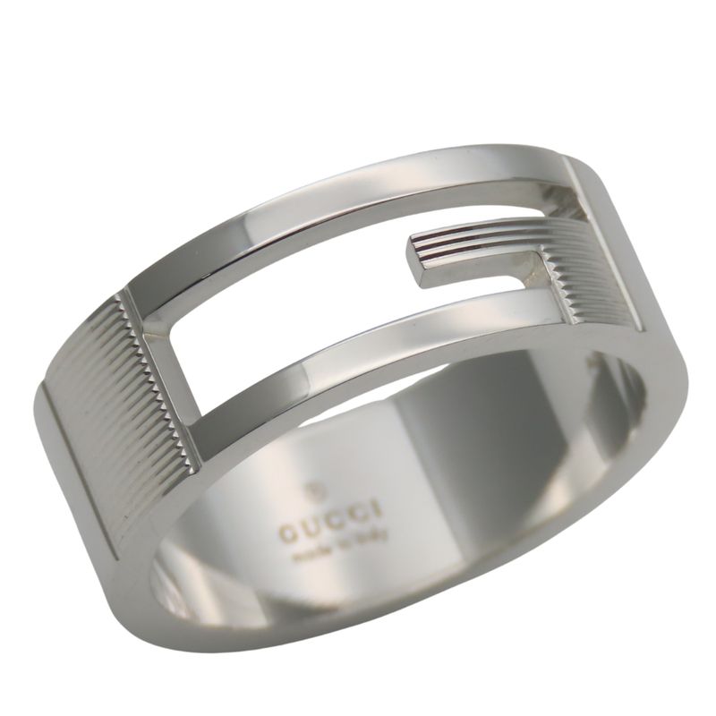 Gucci Ring - Blanchette 23 Silver 925 Approx 8.9 G Silver Accessories Men's