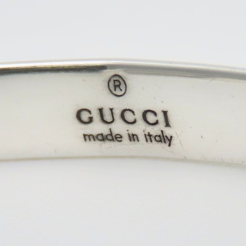 Gucci Bangle Blind for Love 18 925 Silver Approx 12.6g Silver Bracelet Accessory